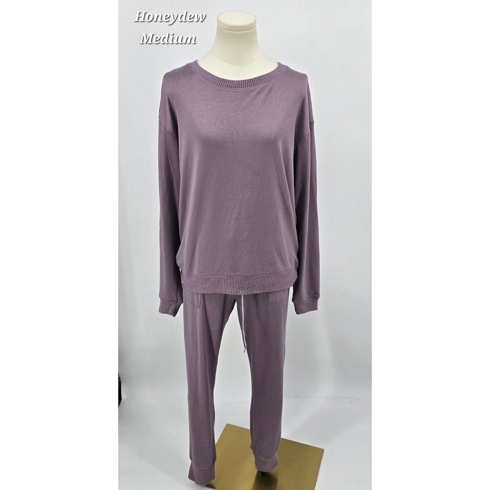 Honeydew Intimates Lounge Set Smokey Purple‎ Women’s M Cozy Soft Girl Minimalist